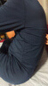 三枪秋衣秋裤保暖内衣套装纯棉抗静电舒服棉舒适圆领长袖长裤保暖内衣 深藏青-男款 XL 实拍图