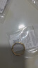 周六福（ZLF） 黄金戒指女款足金莫比乌斯环素戒叠戴指环手饰ZERO 计价 20号-1.36g 实拍图