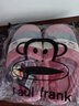 大嘴猴（paul frank）棉拖鞋男士秋冬季室内厚底防滑毛绒保暖情侣家居家用女男冬 皮红色【半包跟】 38-39 实拍图