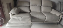 京东京造布艺沙发 皮感科技布德国机架双电动位 客厅小户型2.15m灰SE07 实拍图