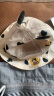 卡度熊（KADUXIONG）宝宝帽子夏季薄款婴儿男童女童遮阳帽儿童防晒帽渔夫帽夏款太阳帽 小奶牛-黑色 5个月-3岁（建议头围45-52cm) 晒单实拍图