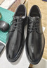 GENAI隐形增高8厘米商务正装皮鞋男士真皮透气英伦新郎结婚礼休闲皮鞋 黑色_真牛皮 时尚 四季款 41 (255mm) 实拍图