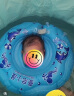 劳可里尼（NOCOLLINY）婴儿洗澡盆可折叠游泳桶 宝宝游泳池儿童洗澡家用可坐可躺泡澡桶 【游泳套餐】海洋蓝 大号+游泳圈 实拍图
