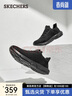 斯凯奇（Skechers）冬季男鞋新款轻便一脚蹬透气网面休闲运动跑步鞋百搭慢跑鞋210281 全黑色/210281-BBK 43 实拍图