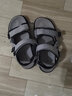 斯凯奇夏季男士运动沙滩鞋魔术贴软底轻便透气鞋子户外露趾凉鞋 实拍图
