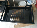 维纳丝拉篮厨房橱柜不锈钢碗篮抽屉式双层沥水碗柜阻尼碗碟调味拉蓝 黑立方抽中抽700柜 实拍图
