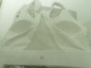 Keep 运动内衣前拉链女高强度防震运动文胸一体式运动背心瑜伽内衣 【免拆卸一体杯】月光白 M 实拍图