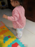 约龙宝宝空调衫婴儿衣服春夏季儿童外套轻薄长袖0-3岁男女童开衫 浅粉色 空调衫九分袖 90码(1-2岁-28斤) 晒单实拍图