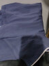红豆居家（Hodohome）春秋纯棉睡衣男士家居服紧密纺撞色套装 海晴蓝175 实拍图
