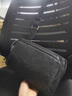 ANDSEEYOU品牌 斜挎包男 头层牛皮单肩包 潮流两用包 牛皮手拿包 零物包 通勤包 真皮手腕包 黑色 实拍图