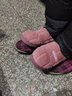 度茵初棉拖鞋男冬季家用室内居家居保暖防滑厚底情侣新款毛拖鞋男秋冬天 皮红 38-39 实拍图
