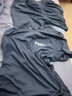 乔丹运动套装男女夏季透气跑步篮球运动服两件套短袖t恤短裤 幻境蓝 丨男款 XL 实拍图