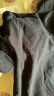 无印良品（MUJI）  女式 强捻 短袖罩衫 女士衬衫衬衣内搭夏季款纯棉全棉 BC2J8C4S 黑色 L 165/88A 晒单实拍图