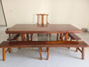 笗篱 实木大板茶桌奥坎大板桌原木大板办公桌胡桃木茶台整板大板餐桌 大板预付款（余款到付） 实拍图