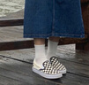 VANS范斯官方 经典款Slip-On黑白棋盘格经典一脚蹬鞋帆布鞋低帮 黑白棋盘格 46 实拍图