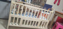 贝多美（beedome）婴儿床多功能bb宝宝床实木无漆摇篮新生儿可移动婴儿拼接大床 实木床裸床（无蚊帐无凉席） 双层大床(120X66）0-12岁可加长 实拍图
