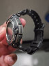 手表配件适配卡西欧CASIO BABY-G BA100 110 120树脂表带胶圈表扣橡胶圈游环表圈 黑色 20mm 晒单实拍图