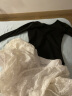 艾舞戈拉丁舞服装女童舞蹈服套装少儿表演练功服比赛服女孩拉丁舞裙 黑色-长袖连体服 140 (身高140-150cm) 实拍图