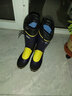 非常行（Jolly Walk）水靴雨靴男水鞋高筒雨鞋长筒钓鱼洗车防水套鞋胶鞋 蓝黄加绒款 44 实拍图