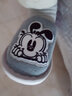巴布豆儿童拖鞋春秋男童布拖鞋宝宝拖鞋吸汗居家鞋子婴幼儿空调拖防滑 70003浅灰 26 内长15cm 适合脚长14-14.5cm 实拍图