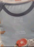 猫人儿童睡衣男童家居服纯棉七分袖夏季薄款空调服家居服套装 蓝130 实拍图