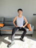 浪莎（LangSha）冰丝背心男7A级抗菌夏季男士无痕薄款休闲运动打底衫跨栏3件装 实拍图