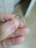 周六福（ZLF）  18K黄金戒指女彩金素圈戒指简约送女友节日礼物 17号（0.9-1.2） 实拍图