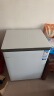 海尔140升低霜玻璃面板小冰柜家用商用冷藏柜冷冻柜冰柜租房小冰箱小型冷柜BC/BD-140GHPGX以旧换新 实拍图