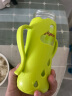 适用二代贝亲奶瓶配件保护套防摔硅胶套宽口径吸管婴儿玻璃防破把手柄 240绿色保护套 实拍图