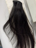 美丝莎儿真发发片女单卡小发片全真人发无痕隐形接发两侧头发蓬松垫发假发 无痕单卡-30CM1片 自然黑 实拍图