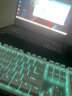 惠普（HP）GK600F机械键盘 金属面板游戏键盘侧边灯带20种灯效  办公游戏双模式切换 【银色冰蓝光】108键全键无冲+茶轴 单键盘 晒单实拍图