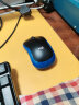 罗技（Logitech）M185鼠标 无线鼠标 办公鼠标 对称鼠标 黑色蓝边 带无线2.4G接收器 实拍图