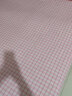 黄河口老粗布床单 纯棉粗布床单单件手工全棉加厚被单 全棉纯棉老粗布床单单件 小格子甜心粉 250X250cm适合1.8/2.0米床 实拍图