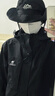骆驼（CAMEL）三防冲锋衣户外登山服防风防水防污三合一运动外套 A9W214119AX，黑色，男女同款 S 实拍图