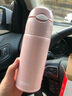 膳魔师（THERMOS） 保温杯高真空不锈钢吸管杯儿童水杯成人杯子TCMI-400S保温保冷杯 PK- 400ml 实拍图