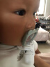 可菲尼（cofene）婴儿安抚奶嘴安睡型宝宝0-3-6个月1岁以上新生儿超软全硅胶防胀气 扁头奶嘴 灰绿（均码） 实拍图
