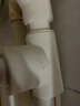 联塑（LESSO）ppr水管配件 外丝弯头 4分水暖管材热熔管件接头内螺纹三通Ⅰ型(PP-R 配件)白色 dn20X1/2＂ 实拍图