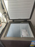 海尔（Haier）冰柜家用速冻小型小冰柜商用大容量冷藏冷冻两用柜节能无需除霜超低温带脚轮食品筐卧式电冰箱冷柜 风冷无霜 166L -38°速冻丨黑金净化一级能效 实拍图
