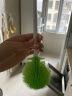 SHIMOYAMA日本进口长柄杯刷奶瓶玻璃杯保温杯弯曲清洁刷子家用厨房洗杯子刷 绿色 实拍图
