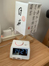 美时（homtime） 音乐闹钟时钟蓝牙音箱桌面卧室起床电子闹钟大音量 酒店床头手机USB充电小音响 白色 标配 实拍图