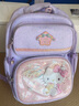 Hello Kitty小学生书包女1-3年级儿童书包大开口轻便3D浮雕卡通kT双肩背包 KT0160B（紫色） 实拍图