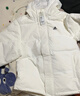 adidas 保暖鸭绒连帽羽绒服男女同款阿迪达斯官方轻运动 白色   M 实拍图