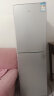 樱花188升双门冰箱大容量小型冰箱宿舍节能电冰箱家用 198升【一级能效上冷藏3层下冷冻4抽屉】银 实拍图