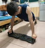 欣怡万嘉俄挺俯卧撑支架防滑工字型家用男士胸肌健身器材健身架运动训练器 平板俯卧撑板-橙色 实拍图