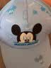 迪士尼（Disney）儿童帽子 春夏季太阳遮阳帽 男童女童帽防晒棒球帽 A款-米奇浅蓝 50CM 实拍图