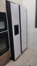 三星（SAMSUNG）635升双开门冰箱 家用大容量对开门 嵌入式金属匀冷智能变频自动制冰机 以旧换新RS64R53E71L/SC白 实拍图