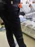 罗蒙【两件装】罗蒙西裤男春秋季宽松直筒商务休闲裤西装裤子 黑色+藏青色 33 实拍图