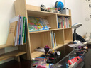 林家小子  实木书架电脑桌面书桌收纳置物架办公桌桌上多层学生宿舍加高 原木色 120-74cm【实木】 实拍图