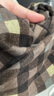Jeep男女围脖套秋冬防风骑行户外套头两用多功能保暖时尚格子围巾防寒 格子咖啡黑 均码 实拍图