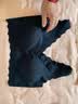 浪莎红色本命年蛇年2025内衣女聚拢上托防下垂无痕无钢圈文胸罩 黑色 M （34/75BCD） 实拍图